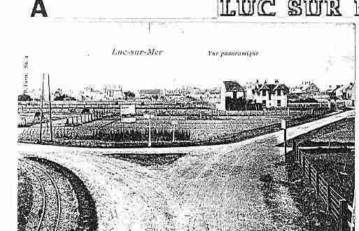 Ville de LUCSURMER Carte postale ancienne