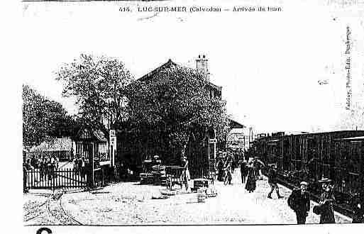 Ville de LUCSURMER Carte postale ancienne