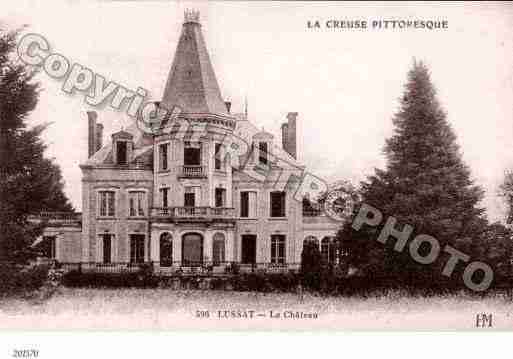 Ville de LUSSAT Carte postale ancienne