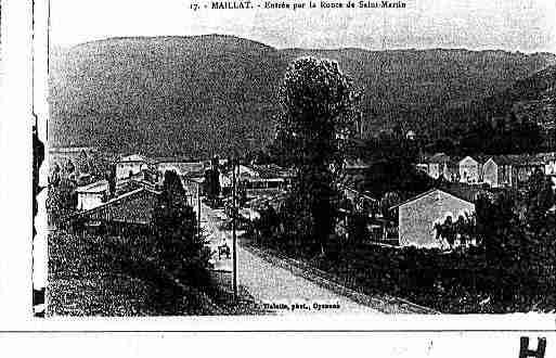 Ville de MAILLAT Carte postale ancienne