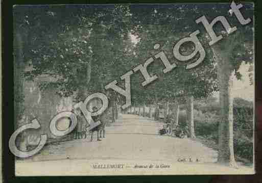 Ville de MALLEMORT Carte postale ancienne