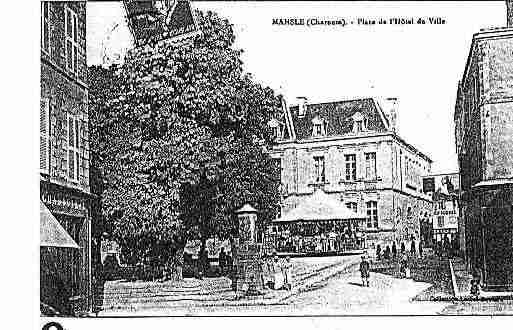 Ville de MANSLE Carte postale ancienne