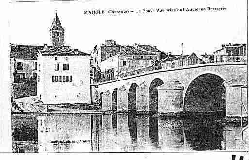 Ville de MANSLE Carte postale ancienne