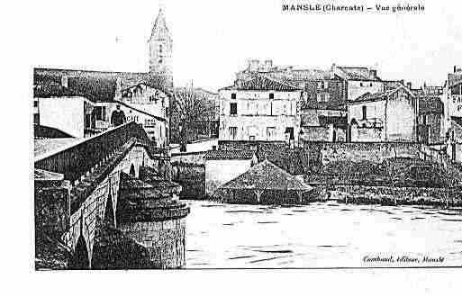 Ville de MANSLE Carte postale ancienne