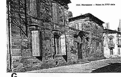 Ville de MARENNES Carte postale ancienne