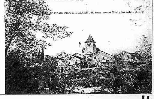 Ville de MAREUIL Carte postale ancienne