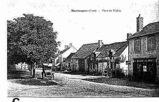 Ville de MARMAGNE Carte postale ancienne