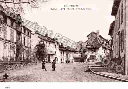 Ville de MARMANHAC Carte postale ancienne