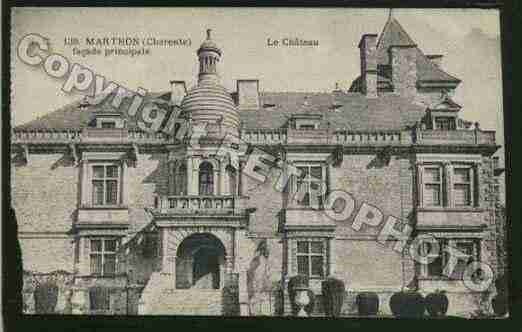 Ville de MARTHON Carte postale ancienne