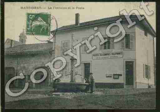 Ville de MARTIGNAT Carte postale ancienne