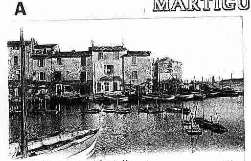 Ville de MARTIGUES Carte postale ancienne