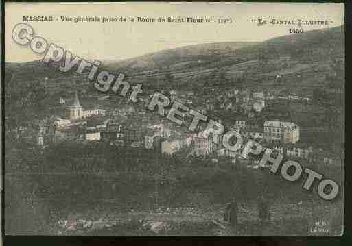 Ville de MASSIAC Carte postale ancienne