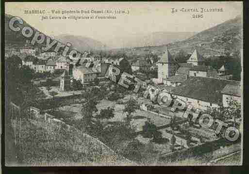 Ville de MASSIAC Carte postale ancienne