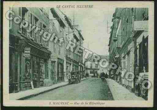 Ville de MAURIAC Carte postale ancienne