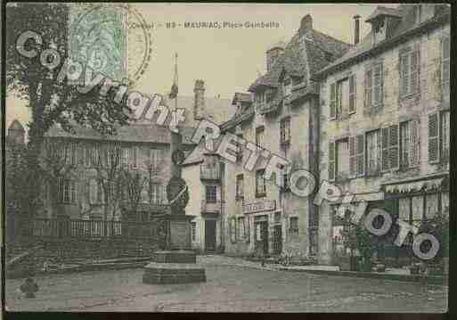 Ville de MAURIAC Carte postale ancienne