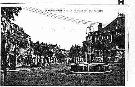 Ville de MAURS Carte postale ancienne