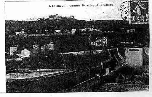 Ville de MIRIBEL Carte postale ancienne