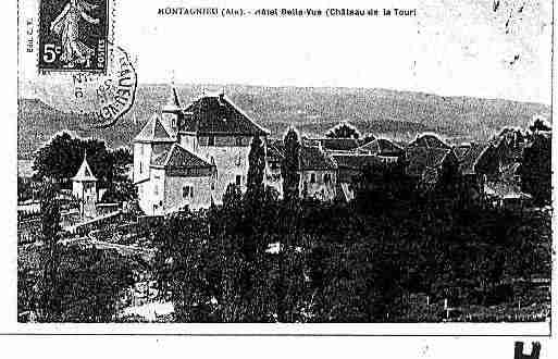 Ville de MONTAGNIEU Carte postale ancienne