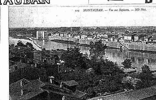 Ville de MONTAUBAN Carte postale ancienne