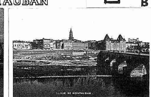 Ville de MONTAUBAN Carte postale ancienne