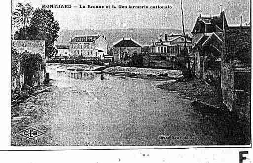 Ville de MONTBARD Carte postale ancienne