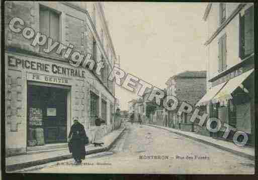 Ville de MONTBRON Carte postale ancienne