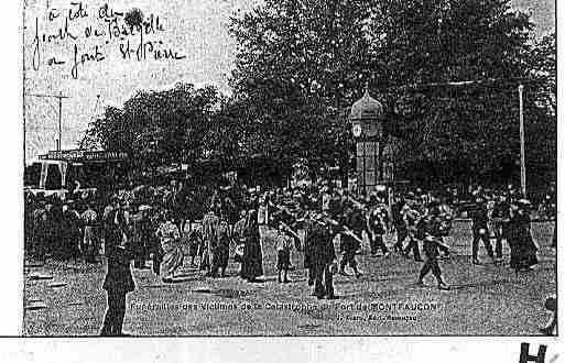 Ville de MONTFAUCON Carte postale ancienne