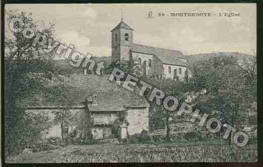 Ville de MONTGESOYE Carte postale ancienne