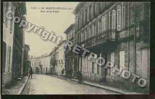 Ville de MONTLIEULAGARDE Carte postale ancienne