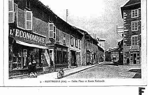 Ville de MONTMERLESURSAONE Carte postale ancienne