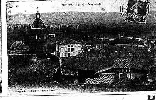 Ville de MONTMERLESURSAONE Carte postale ancienne