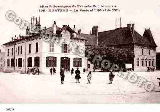 Ville de MORTEAU Carte postale ancienne