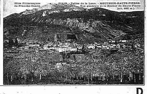 Ville de MOUTHIERHAUTEPIERRE Carte postale ancienne