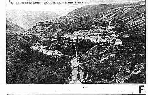 Ville de MOUTHIERHAUTEPIERRE Carte postale ancienne