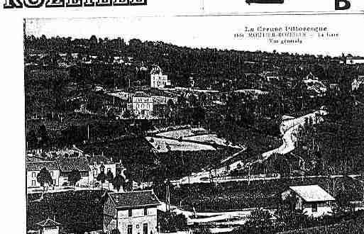 Ville de MOUTIERROZEILLE Carte postale ancienne