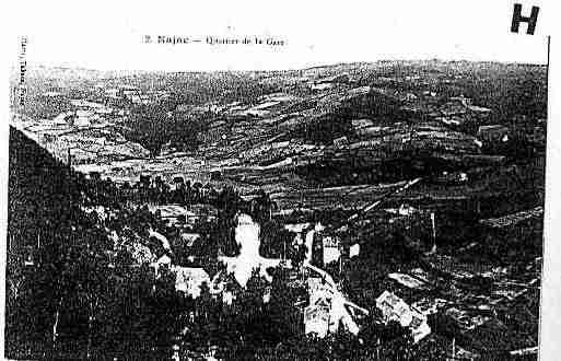 Ville de NAJAC Carte postale ancienne