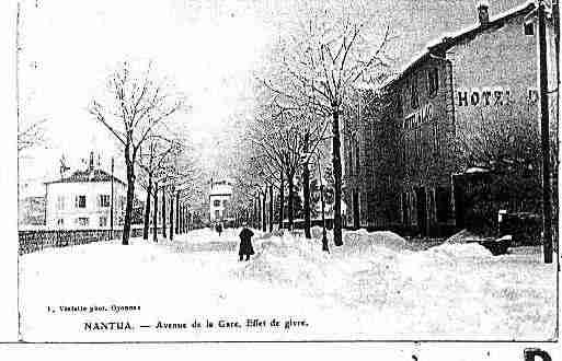 Ville de NANTUA Carte postale ancienne