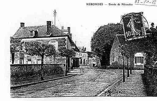 Ville de NERONDES Carte postale ancienne