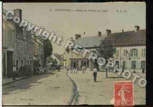 Ville de NERONDES Carte postale ancienne