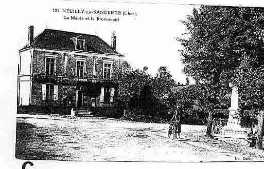 Ville de NEUILLYENSANCERRE Carte postale ancienne