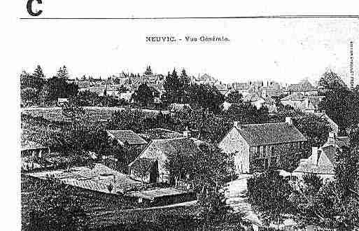 Ville de NEUVIC Carte postale ancienne