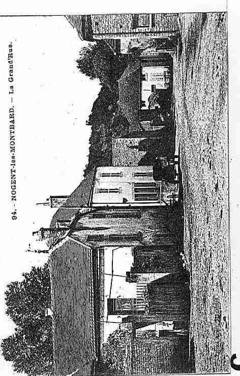 Ville de NOGENTLESMONTBARD Carte postale ancienne