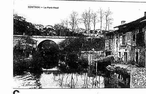 Ville de NONTRON Carte postale ancienne