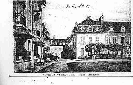 Ville de NUITSSAINTGEORGES Carte postale ancienne