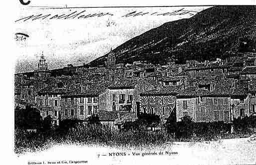 Ville de NYONS Carte postale ancienne