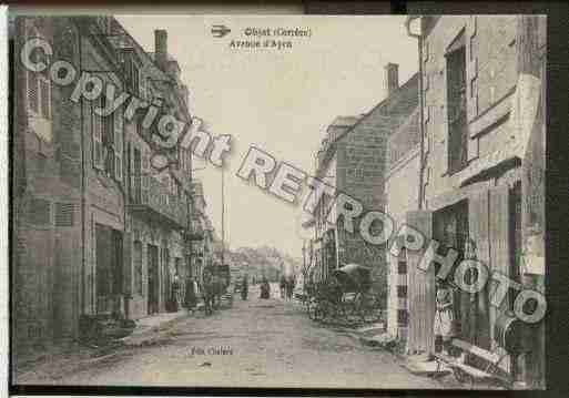 Ville de OBJAT Carte postale ancienne