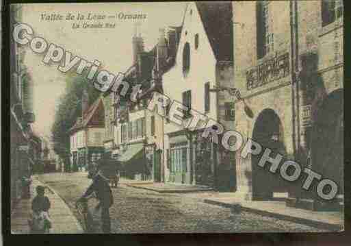 Ville de ORNANS Carte postale ancienne