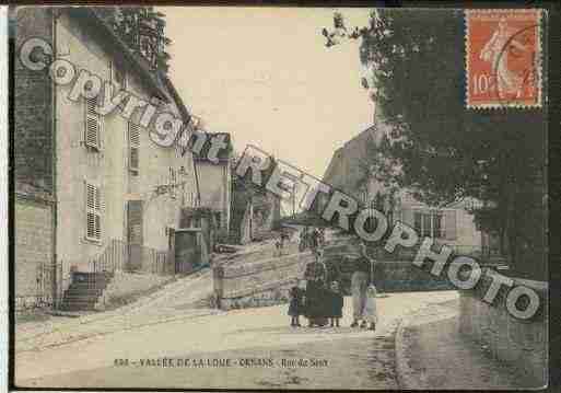 Ville de ORNANS Carte postale ancienne