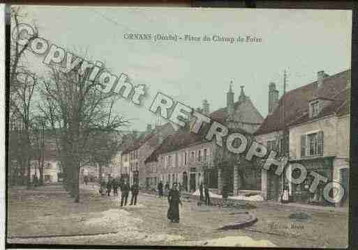 Ville de ORNANS Carte postale ancienne