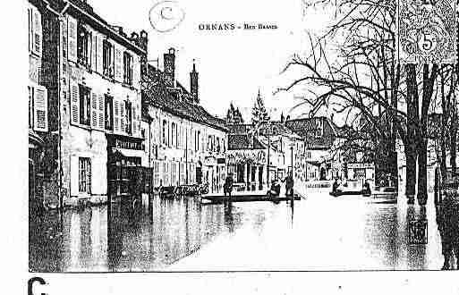 Ville de ORNANS Carte postale ancienne